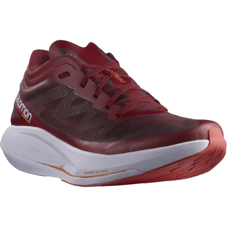 Burgundy Salomon Phantasm Men's Running Shoes | IE ZX8261